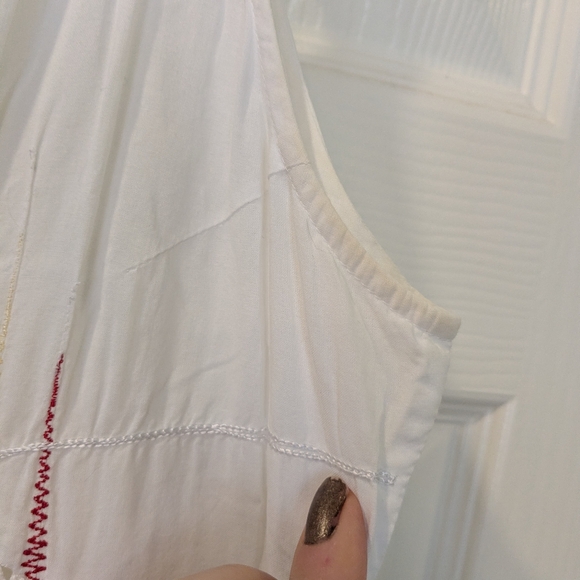Nataya White Embroidered Maxi Dress - Picture 11 of 16